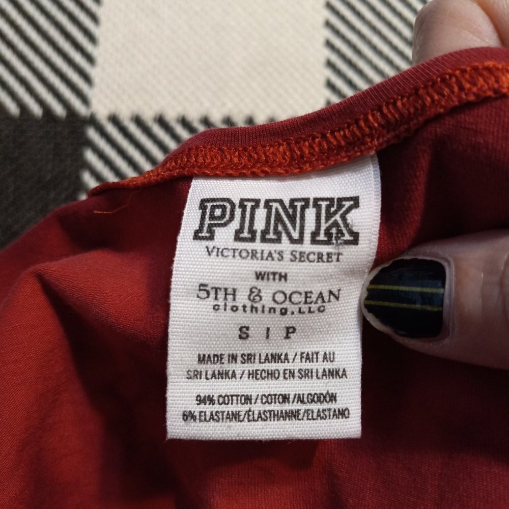 PINK Victoria Secret Collegiate Collection A Line Dress Women's Size Sma… - Picture 4 of 5